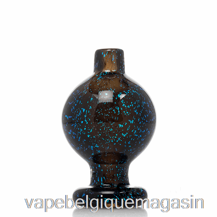 Vape Shop Bruxelles Verre Cheech Plein Dichro Bubble Carb Cap Bleu Dichro